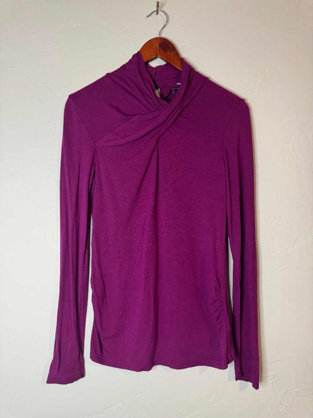 Tribal Women's Purple Long Sleeve Top, Size XS